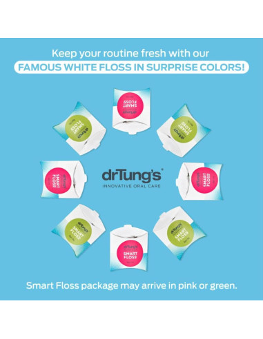 Hilo Dental Inteligente DrTung 27.43m Sabor Cardamomo Paquete 3