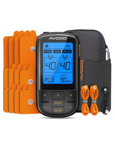 Estimulador Muscular TENS AVCOO 3 en 1 32 Modos 40 Intensidades