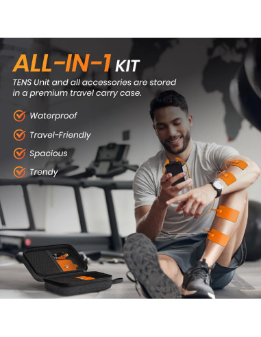 Estimulador Muscular TENS AVCOO 3 en 1 32 Modos 40 Intensidades