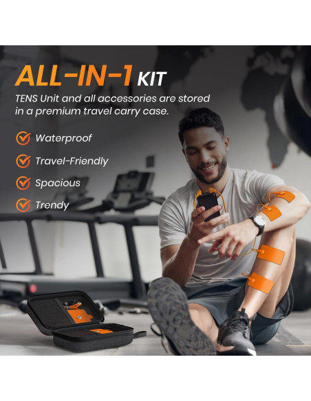 Estimulador Muscular TENS AVCOO 3 en 1 32 Modos 40 Intensidades