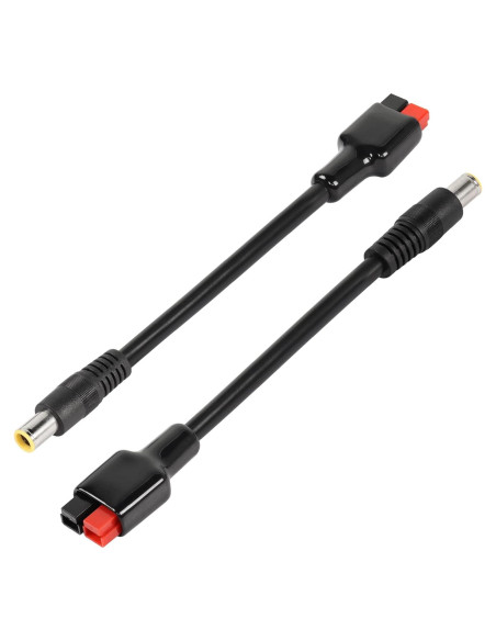 Cable Adaptador SinLoon 14AWG DC 8mm a 45A 13cm 2PCS