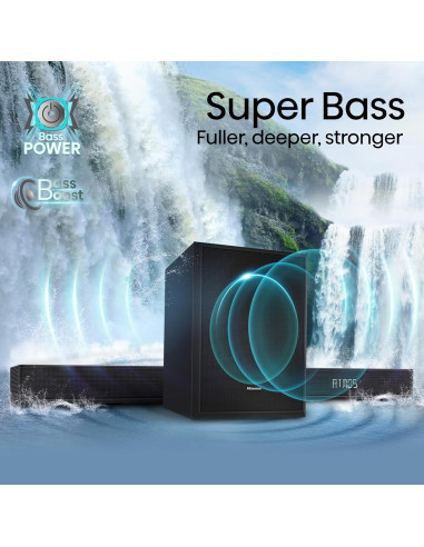 Barra de Sonido Hisense AX3125H 3.1.2Ch 440W Dolby Atmos