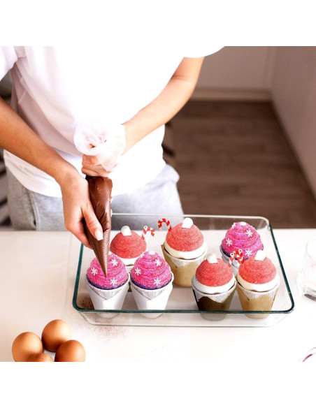 Forros para Cupcakes Funtery 600 Pcs Tulipán Papel Desechable