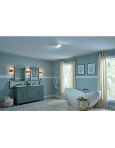 Ventilador de Baño Broan-NuTone BHFLED80 80 CFM LED Calefactor 2