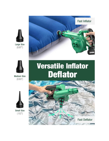 Aspiradora de Hojas KIMO Inalámbrica 4 en 1 20000RPM