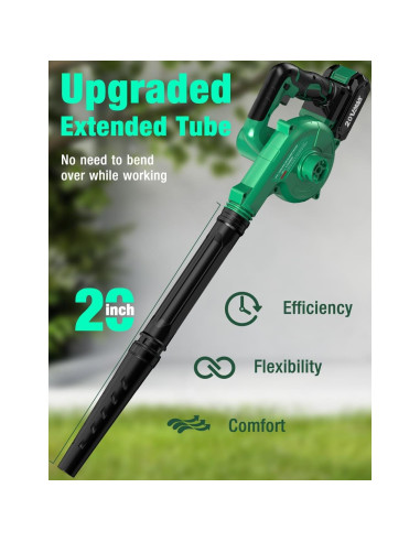 Aspiradora de Hojas KIMO Inalámbrica 4 en 1 20000RPM