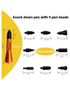 Kit de herramientas Chymogul ZL108 para reparación de abolladuras 2