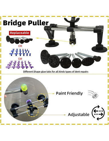 Kit de herramientas Chymogul ZL108 para reparación de abolladuras