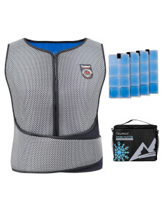 Chaleco Enfriamiento PCM Tourgo Unisex S-XL 3 Paquetes