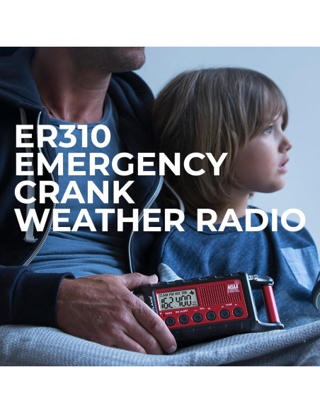 Radio Meteorológica de Emergencia Midland ER310 - SOS, Linterna
