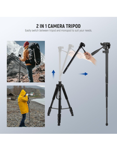 Trípode NEEWER TP05 para Video y Fotografía 7.98 kg