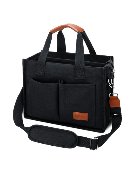 Bolsa Tote de Lona Grande KKXIU para Mujeres con Cremallera