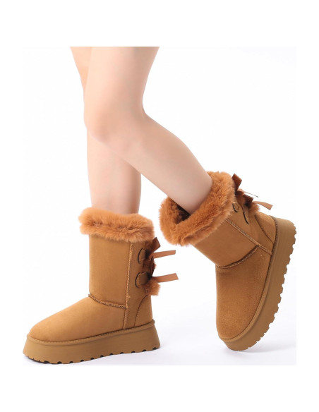 Botas de Nieve Bernal para Mujeres con Plataforma 5,21 cm