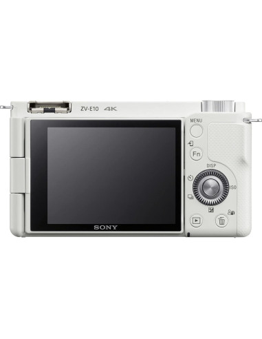 Cámara Sony Alpha ZV-E10 APS-C Vlogging Blanca