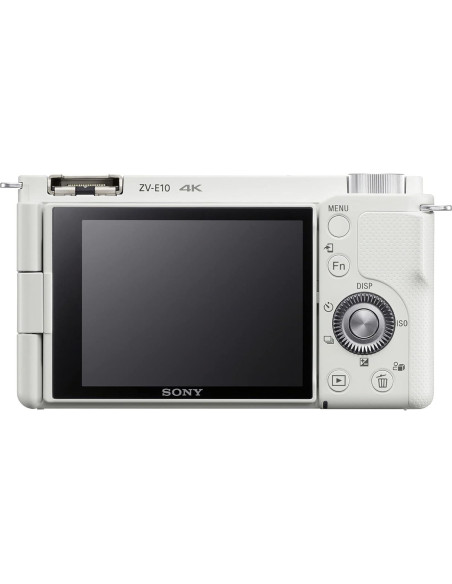 Cámara Sony Alpha ZV-E10 APS-C Vlogging Blanca
