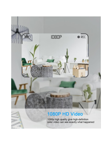 Cámara Oculta Cargador USB isekurity 1080P Detección Movimiento