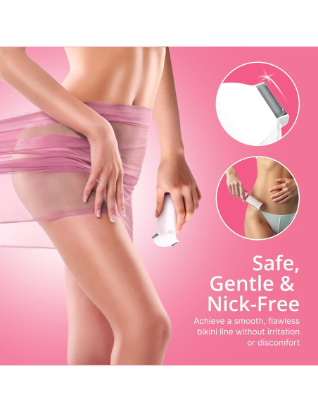 Recortadora Eléctrica de Bikini Clio PALMPERFECT - Uso Húmedo/Seco