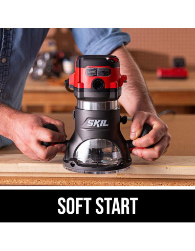 Router Fijo Skil RT1323-00 10A 2HP con Luz LED