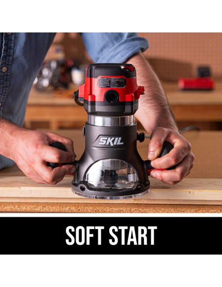 Router Fijo Skil RT1323-00 10A 2HP con Luz LED