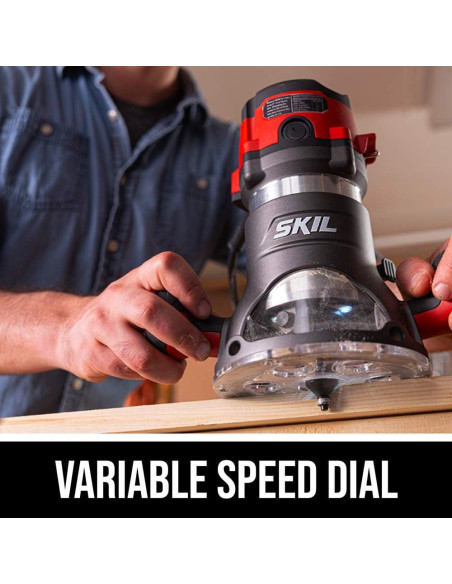 Router Fijo Skil RT1323-00 10A 2HP con Luz LED
