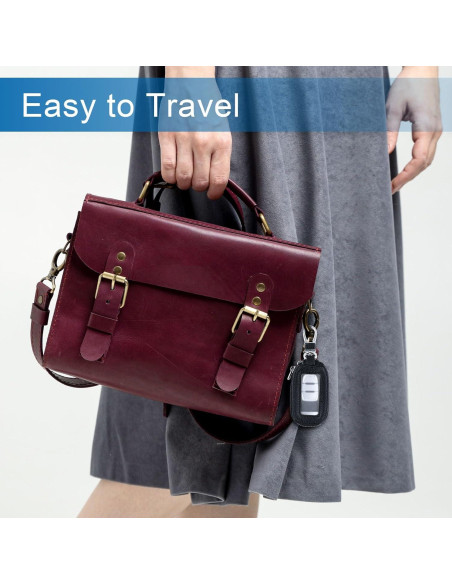 Funda Universal de Llave de Coche de Cuero PU Negra