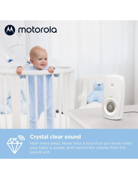Monitor de Bebé de Audio Motorola AM21 - Alcance 304.8m
