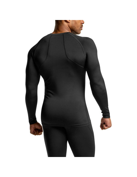 Camiseta de Compresión ATHLIO Manga Larga UPF 50+ Hombre