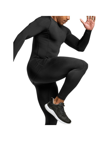 Camiseta de Compresión ATHLIO Manga Larga UPF 50+ Hombre