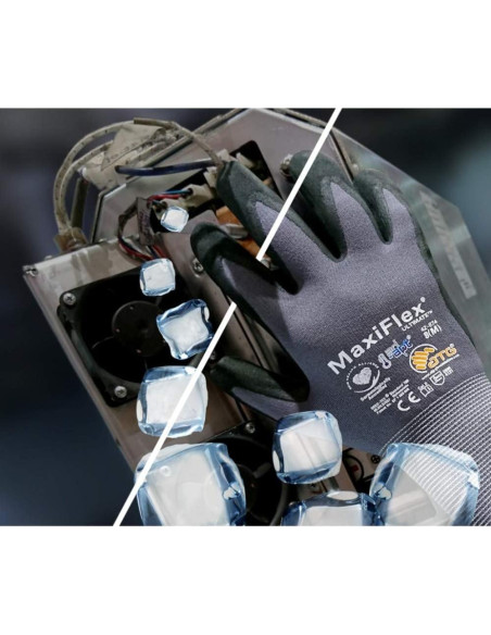 Guantes de Trabajo MaxiFlex 34-874 Nitrilo Mediano 12 Pares