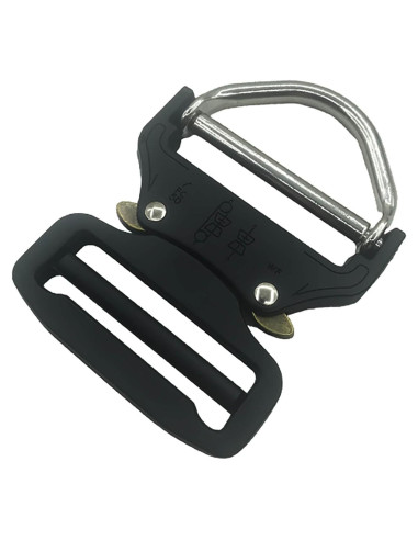 Hebilla D-Ring Táctica Metal 7.9cm 1.25" Ancho