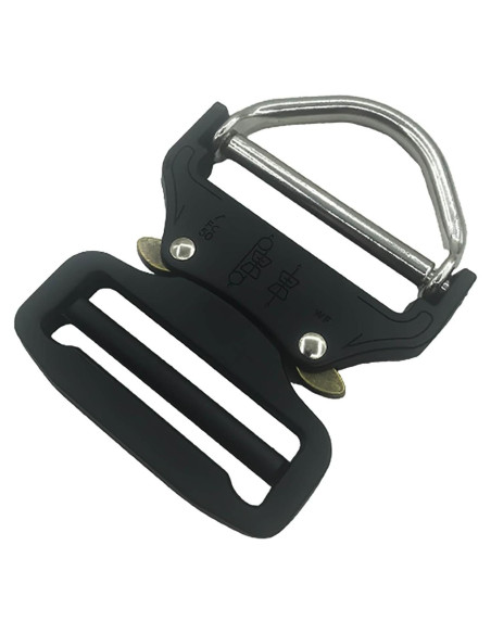 Hebilla D-Ring Táctica Metal 7.9cm 1.25" Ancho