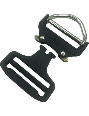 Hebilla D-Ring Táctica Metal 7.9cm 1.25" Ancho