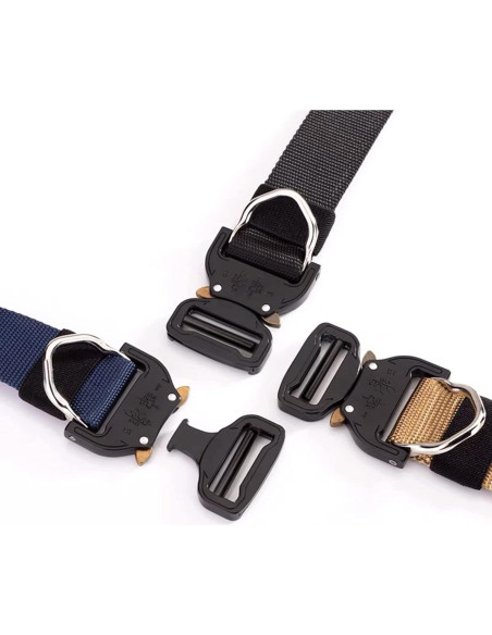 Hebilla D-Ring Táctica Metal 7.9cm 1.25" Ancho