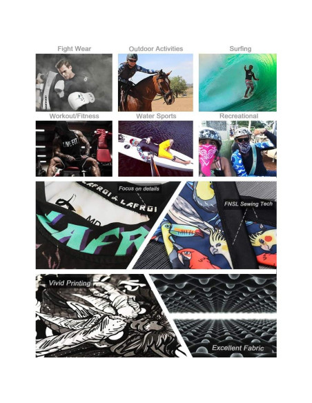 Camiseta LAFROI Hombre Manga Larga UPF 50+ Compresión