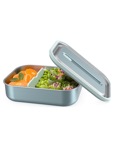 Fiambrera Bentgo MicroSteel a Prueba de Fugas 1200 mL Aqua