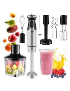 Batidora de Inmersión Mueller 8 Velocidades 7 Accesorios