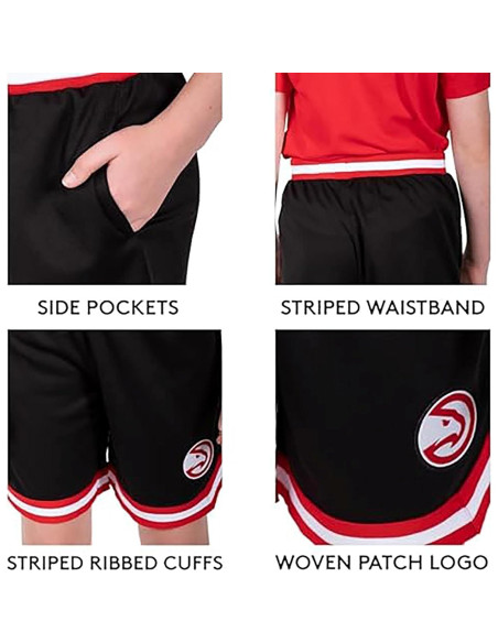 Pantalones Cortos Baloncesto Ultra Game NBA Niños Negro 10-12