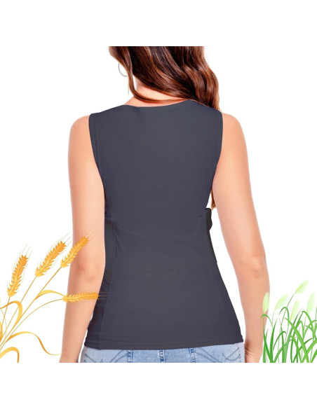 Top de tanque oculto Libosheng XS Negro - Camiseta táctica