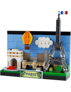 Postal 3D LEGO París 40568 - 213 piezas y monumentos 2