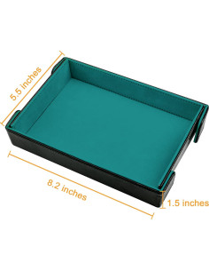 Bandeja de Dados Plegable SIQUK 2 Piezas Magnética 27x19cm 2