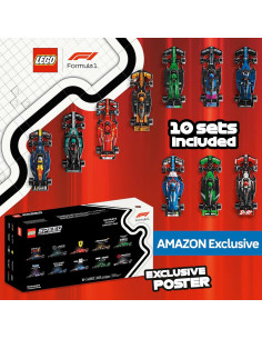 Paquete Coleccionista LEGO F1 2025 - 10 Sets + Póster Exclusivo 2