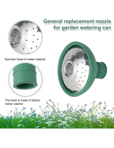 Cabezal de Riego Universal WsjiaboFux Verde 7,62 cm 2