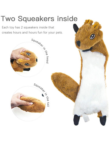 Juguetes para Perros SHARLOVY 5 Pack Crinkle Sin Relleno