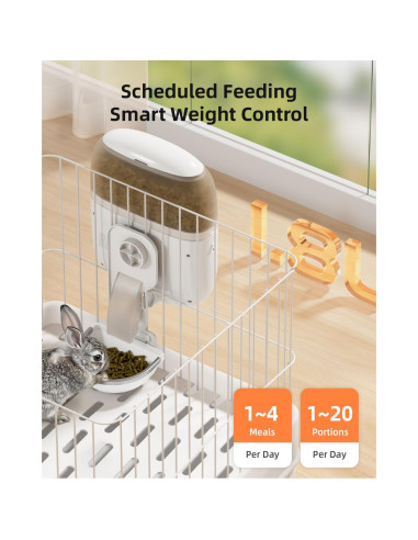 Comedero Colgante Sandpoy F15-L Automático para Conejos