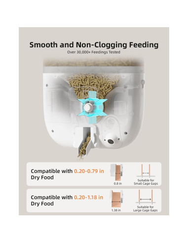 Comedero Colgante Sandpoy F15-L Automático para Conejos