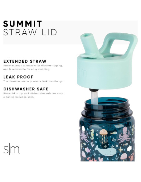 Botella de Agua Simple Modern 350 ml CoComelon a Prueba de Fugas