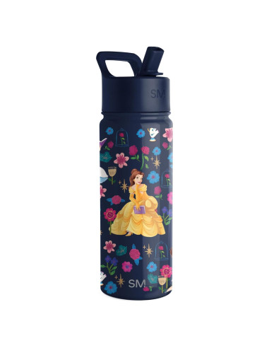Botella de Agua Simple Modern Disney Belle 532ml Aislada