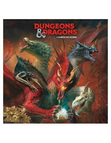 2025 Dungeons and Dragons Wall Calendar
