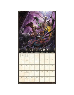 2025 Dungeons and Dragons Wall Calendar 2