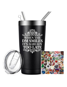 Taza de 20oz DOEARTE para Dungeon Master - Regalo D&D